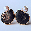 Zuchtperle, Ammonit, 750 Gold